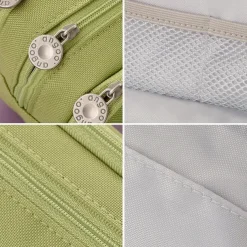 Pencil Cases Wear-Resistant Multifunction With Zipper Canvas for School Office Student, Back to School Gift