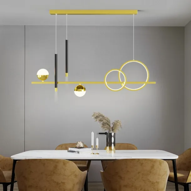 Pendant Light LED New Nordic Dining Room Table Bar Lamp with Spotlight Restaurant Simple Modern