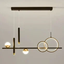 Pendant Light LED New Nordic Dining Room Table Bar Lamp with Spotlight Restaurant Simple Modern