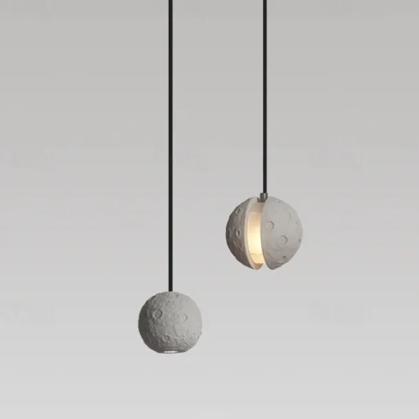 Pendant Lights Round Pendant Lights Home Decor Industrial Style Pendant Lights Pendant Lighting Fixtures, White Sand And Stone