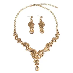 Pendant Necklace Crystal Imitation Diamond Women's Geometrical Cute Wedding Cuboid Necklace For Wedding Festival / 3pcs