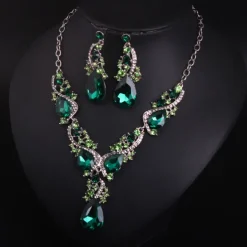 Pendant Necklace Crystal Imitation Diamond Women's Geometrical Cute Wedding Cuboid Necklace For Wedding Festival / 3pcs