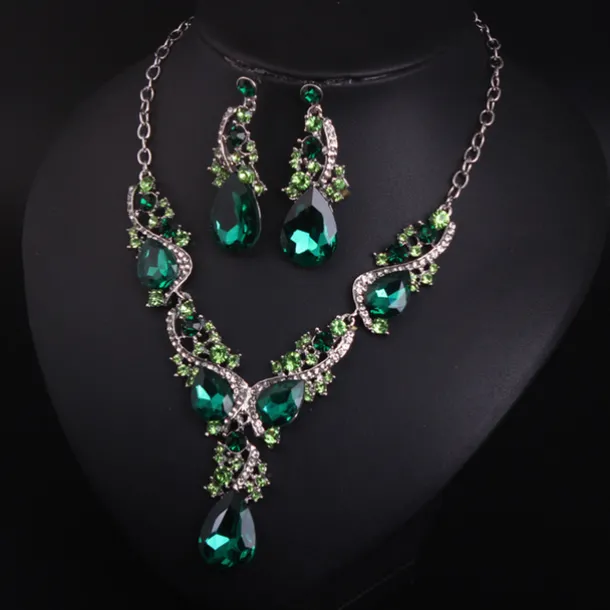 Pendant Necklace Crystal Imitation Diamond Women's Geometrical Cute Wedding Cuboid Necklace For Wedding Festival / 3pcs