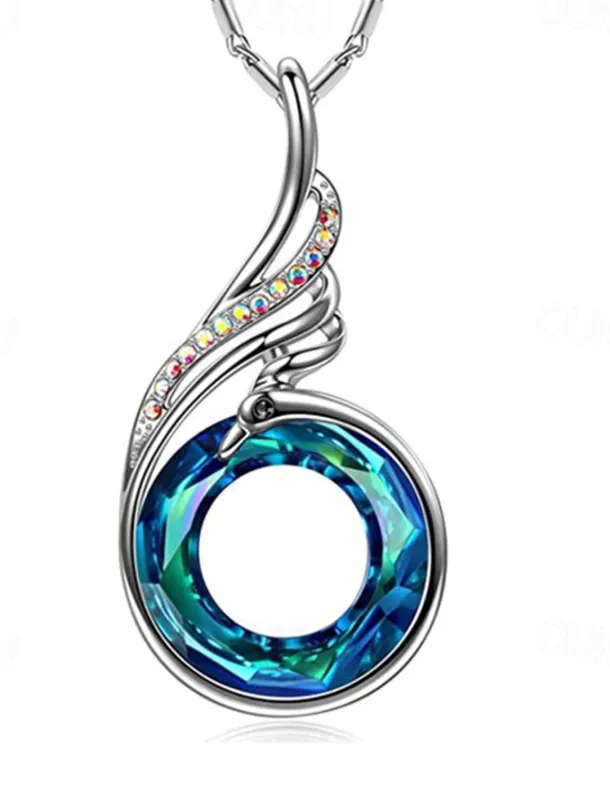 Pendant Necklace Natural Crystal Women's Fashion Classic Necklace For Party Birthday Street