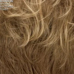 Penny WhisperLite Wig Modern Crop-Style Wig with Sweeping Fringe and Flawless Layers / Multi-Tonal Shades of Blonde Silver Brown and Red