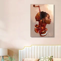 People Prints African Women Wall Art Modern Picture Home Decor Wall Hanging Gift Rolled Canvas Unframed Unstretched