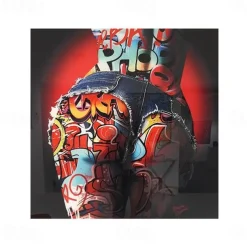 People Wall Art Canvas Sexy Ass Prints Painting Artwork Picture Pop Graffiti Colorful Home Decoration Décor Rolled Canvas No Frame Unframed Unstretched