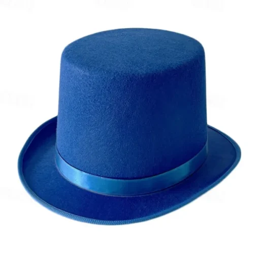 Performance Costume Magician Hat Lincoln Hat Performance Tall Hat Retro All-Match British Style 13cm Jazz Hat