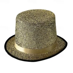 Performance Costume Magician Hat Lincoln Hat Performance Tall Hat Retro All-Match British Style 13cm Jazz Hat