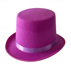 Performance Costume Magician Hat Lincoln Hat Performance Tall Hat Retro All-Match British Style 13cm Jazz Hat