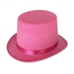 Performance Costume Magician Hat Lincoln Hat Performance Tall Hat Retro All-Match British Style 13cm Jazz Hat