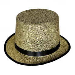 Performance Costume Magician Hat Lincoln Hat Performance Tall Hat Retro All-Match British Style 13cm Jazz Hat
