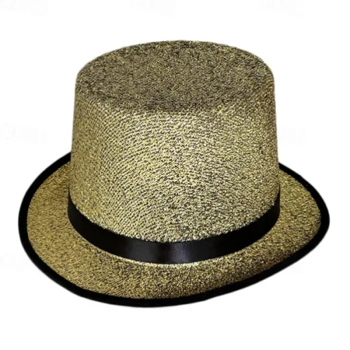 Performance Costume Magician Hat Lincoln Hat Performance Tall Hat Retro All-Match British Style 13cm Jazz Hat
