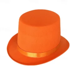 Performance Costume Magician Hat Lincoln Hat Performance Tall Hat Retro All-Match British Style 13cm Jazz Hat