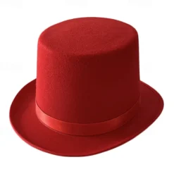 Performance Costume Magician Hat Lincoln Hat Performance Tall Hat Retro All-Match British Style 13cm Jazz Hat