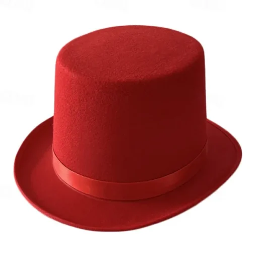 Performance Costume Magician Hat Lincoln Hat Performance Tall Hat Retro All-Match British Style 13cm Jazz Hat