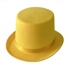 Performance Costume Magician Hat Lincoln Hat Performance Tall Hat Retro All-Match British Style 13cm Jazz Hat