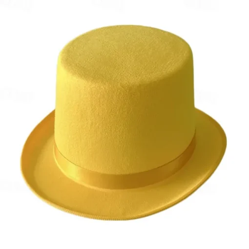 Performance Costume Magician Hat Lincoln Hat Performance Tall Hat Retro All-Match British Style 13cm Jazz Hat