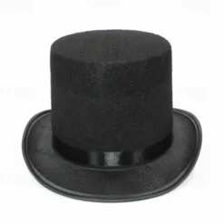 Performance Costume Magician Hat Lincoln Hat Performance Tall Hat Retro All-Match British Style 13cm Jazz Hat