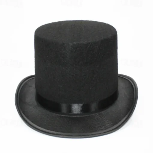 Performance Costume Magician Hat Lincoln Hat Performance Tall Hat Retro All-Match British Style 13cm Jazz Hat