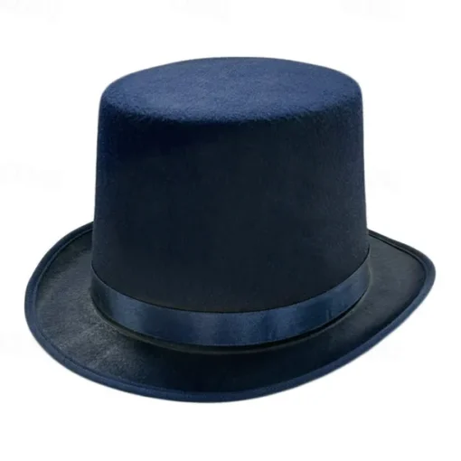 Performance Costume Magician Hat Lincoln Hat Performance Tall Hat Retro All-Match British Style 13cm Jazz Hat