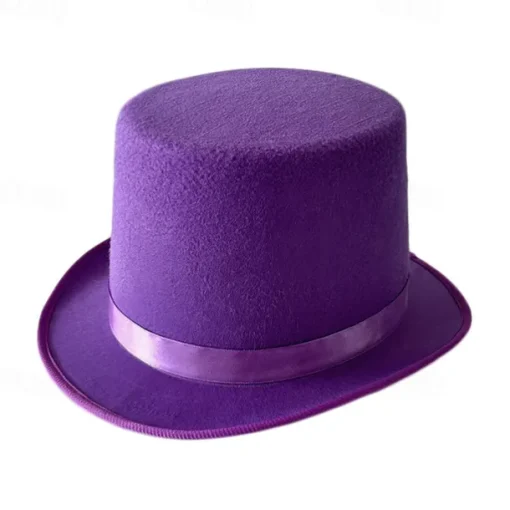 Performance Costume Magician Hat Lincoln Hat Performance Tall Hat Retro All-Match British Style 13cm Jazz Hat