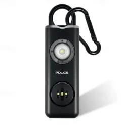 Personal Alarm Keychain for Women 130dB Siren Alarm LED Flashlight with Strobe Light Rechargeable Safety Alarm