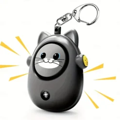 Personal Safety Alarm 130dB Loud Self Defense Keychain Siren with LED Strobe Light Personal Emergency Security Safe Devices Key Chain Alarms for Women Elderly