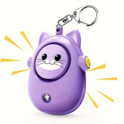 Personal Safety Alarm 130dB Loud Self Defense Keychain Siren with LED Strobe Light Personal Emergency Security Safe Devices Key Chain Alarms for Women Elderly