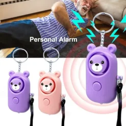 Personal Safety Alarm, 130dB High-frequency Alarm With LED Light For Women Elderly, Suitable For Outdoor Survival And Emergency