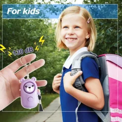 Personal Safety Alarm, 130dB High-frequency Alarm With LED Light For Women Elderly, Suitable For Outdoor Survival And Emergency