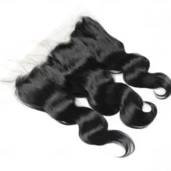 Peruvian Free/Middle Part 13x4 Body Wave Lace Frontal 100% Human Hair Natural Color Remy Hair Lace Front