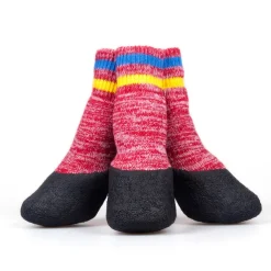 Pet Dog Socks Dog Boots Shoes Puppy Outdoor Indoor Waterproof Nonslip Sports Socks Shoes Boots For Dog Rubber Sole Paw Protection For Small Medium Large Pet Dog (#3, Black)