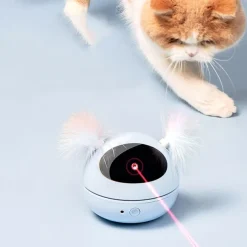 Pet Toys Infrared Laser Lights Cat Teasing Toys Automatic Feather Cats Self Hi Electric Cat Toys