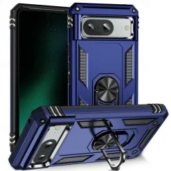 Phone Case For Google Pixel 9 Pro Pixel 9 Pro XL Pixel 8 Pro Pixel 8 Pixel 9 Pixel 7 Pixel 7 Pro Pixel 6 Pixel 6 Pro Back Cover Ring Holder Magnetic Shockproof Retro TPU PC