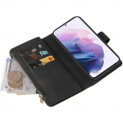 Phone Case For Google Pixel 7 Pixel 7 Pro Pixel 6 Pixel 6 Pro Wallet Case Bumper Frame Full Body Protective Dustproof Solid Colored TPU PU Leather