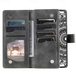 Phone Case For Google Pixel 8 Pro Pixel 8 Pixel 7 Pixel 7 Pro Pixel 6 Pixel 6 Pro Back Cover with Stand Holder with Wrist Strap Card Slot Retro TPU PU Leather