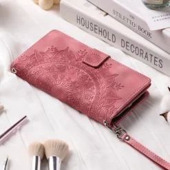 Phone Case For Google Pixel 8 Pro Pixel 8 Pixel 7 Pixel 7 Pro Pixel 6 Pixel 6 Pro Back Cover with Stand Holder with Wrist Strap Card Slot Retro TPU PU Leather