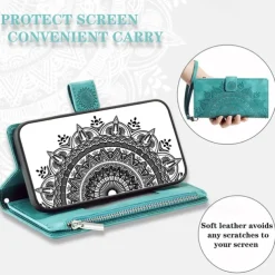 Phone Case For Google Pixel 8 Pro Pixel 8 Pixel 7 Pixel 7 Pro Pixel 6 Pixel 6 Pro Back Cover with Stand Holder with Wrist Strap Card Slot Retro TPU PU Leather