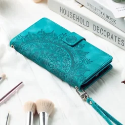 Phone Case For Google Pixel 8 Pro Pixel 8 Pixel 7 Pixel 7 Pro Pixel 6 Pixel 6 Pro Back Cover with Stand Holder with Wrist Strap Card Slot Retro TPU PU Leather