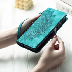 Phone Case For Google Pixel 8 Pro Pixel 8 Pixel 7 Pixel 7 Pro Pixel 6 Pixel 6 Pro Back Cover with Stand Holder with Wrist Strap Card Slot Retro TPU PU Leather