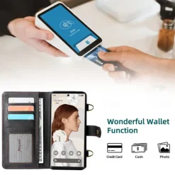 Phone Case For Google Pixel Pixel 7 Pixel 7 Pro Pixel 6 Pixel 6 Pro Wallet Case Bumper Frame Magnetic Full Body Protective Solid Colored PU Leather