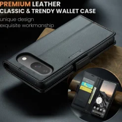 Phone Case For Google Pixel 9 Pro Pixel 9 Pro XL Pixel 8 Pro Pixel 8 Pixel 9 Flip Cover with Stand Holder Magnetic Card Slot Retro TPU PU Leather