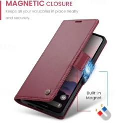 Phone Case For Google Pixel 9 Pro Pixel 9 Pro XL Pixel 8 Pro Pixel 8 Pixel 9 Flip Cover with Stand Holder Magnetic Card Slot Retro TPU PU Leather
