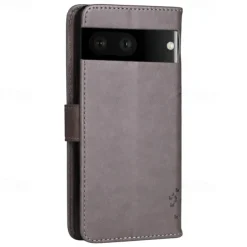 Phone Case For Google Pixel 7 Pro Pixel 6 Wallet Case with Wrist Strap With Card Holder Magnetic Flip Solid Colored TPU PU Leather