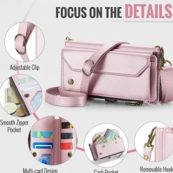 Phone Case For Google Pixel 9 Pro Pixel 9 Pro XL Pixel 8 Pro Pixel 8 Pixel 9 Wallet Case Magnetic Zipper Support Wireless Charging Retro TPU PC