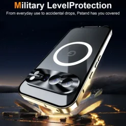 Phone Case For Google Pixel 9 Pro Pixel 9 Pro XL Pixel 8 Pro Pixel 8 Pixel 9 Pixel 7 Pixel 7 Pro Magnetic Adsorption With Magsafe Transparent Camera Lens Protector Support Wireless Charging Acrylic