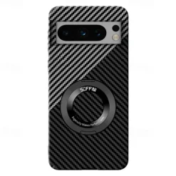 Phone Case For Google Pixel 8 Pro Pixel 8 Pixel 7 Pixel 7 Pro Back Cover with Stand Holder Support Wireless Charging Shockproof PC Metal