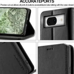 Phone Case For Google Pixel 9 Pro Pixel 9 Pro XL Pixel 8 Pro Pixel 8 Pixel 9 Pixel 7 Pixel 7 Pro Pixel 6 Pixel 6 Pro Flip Cover with Stand Holder Magnetic Card Slot Retro TPU PU Leather