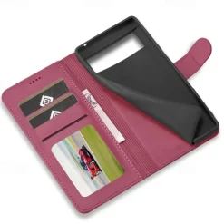 Phone Case For Google Pixel 9 Pro Pixel 9 Pro XL Pixel 8 Pro Pixel 8 Pixel 9 Pixel 7 Pixel 7 Pro Pixel 6 Pixel 6 Pro Flip Cover with Stand Holder Magnetic Card Slot Retro TPU PU Leather